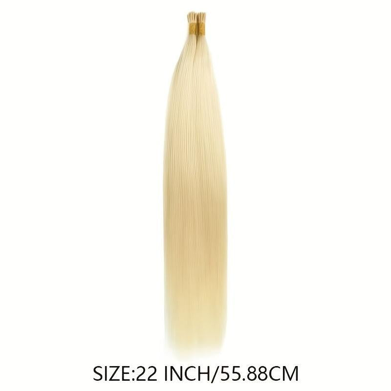 Chocolate Brown Human Hair Extensions 50 Strands Pre Bonded Fusion Stick Tip