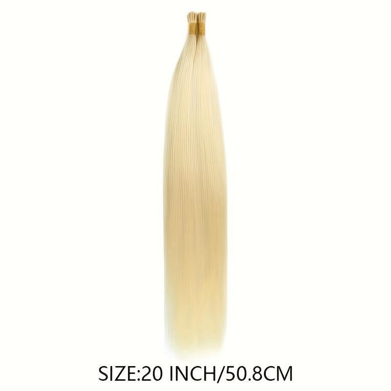 Chocolate Brown Human Hair Extensions 50 Strands Pre Bonded Fusion Stick Tip