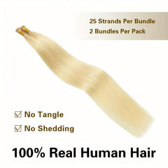 Chocolate Brown Human Hair Extensions 50 Strands Pre Bonded Fusion Stick Tip