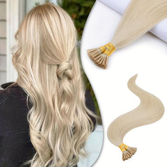 Chocolate Brown Human Hair Extensions 50 Strands Pre Bonded Fusion Stick Tip