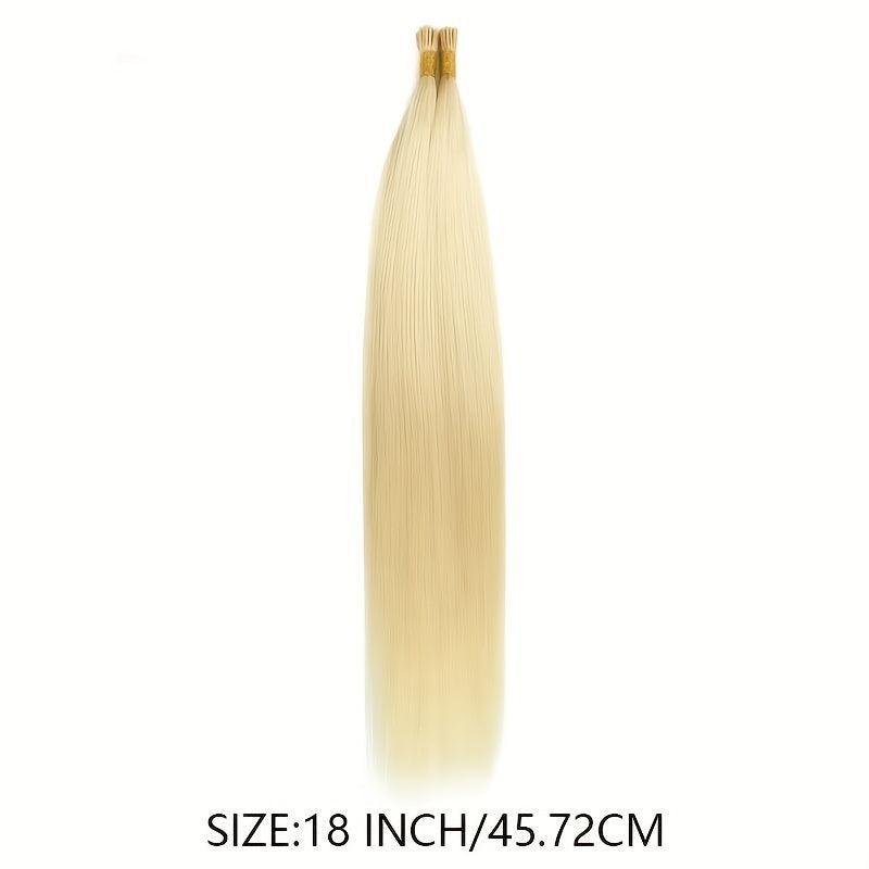 Chocolate Brown Human Hair Extensions 50 Strands Pre Bonded Fusion Stick Tip