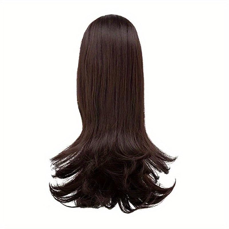 Long Straight Synthetic Ponytail Extension with Drawstring