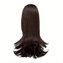 Long Straight Synthetic Ponytail Extension with Drawstring