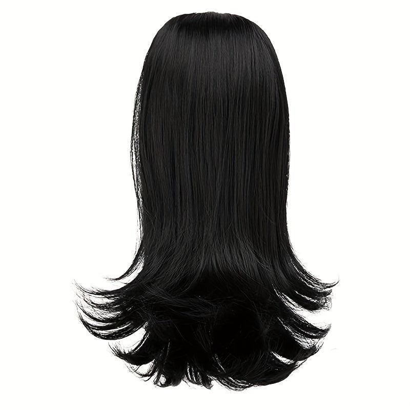 Long Straight Synthetic Ponytail Extension with Drawstring