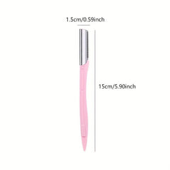 Eyebrow Razor with Protective Cap for Exfoliation