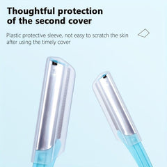 Eyebrow Razor with Protective Cap for Exfoliation