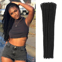 60 96 Cm Dreadlock Extensions Long Loc Crochet Braids Hair Extensions