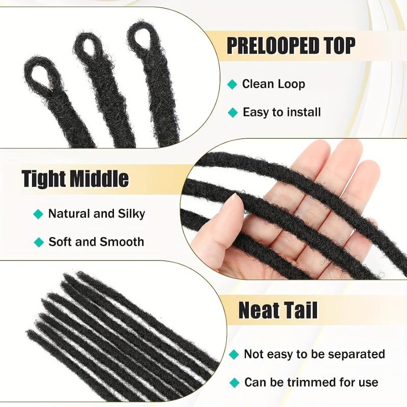 60 96 Cm Dreadlock Extensions Long Loc Crochet Braids Hair Extensions