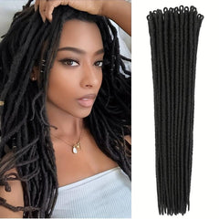 60 96 Cm Dreadlock Extensions Long Loc Crochet Braids Hair Extensions
