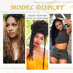 60 96 Cm Dreadlock Extensions Long Loc Crochet Braids Hair Extensions