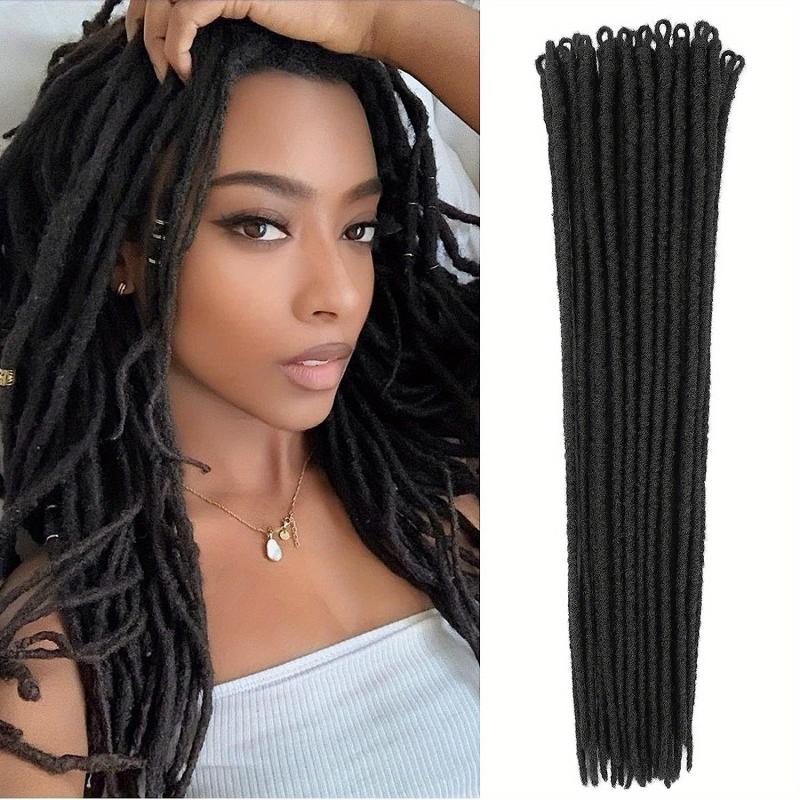 60 96 Cm Dreadlock Extensions Long Loc Crochet Braids Hair Extensions
