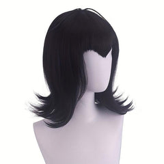 Short Straight Wig Synthetic Wig With Bangs Anime Cosplay Wig For Halloween