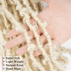 Butterfly Locs Crochet Hair Extension Synthetic Pre Looped Crochet Hair