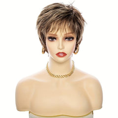 Short Curly Pixie Cut Wig for Daily Use Natural Looking