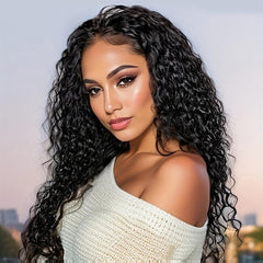 Long Curly Synthetic Wig Natural Looking Daily Use