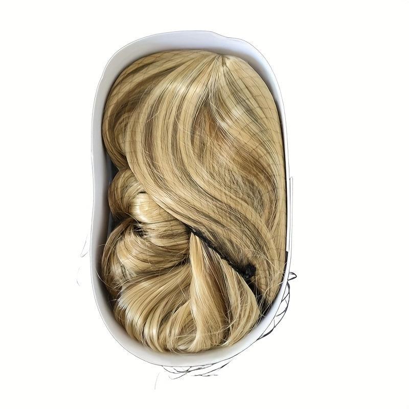 Natural Wavy Neutral Wig Heat Resistant Fiber Synthetic Wig