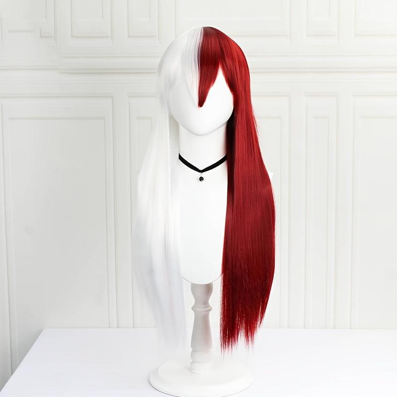 Long Curly Synthetic Wig With Bangs Anime Cosplay Wig For Halloween