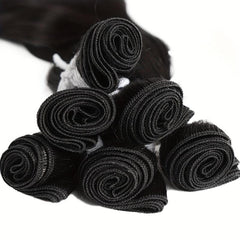 6Pcs 50.8Cm Body Wave Hair Bundles Ombre Blonde High Temp Fiber