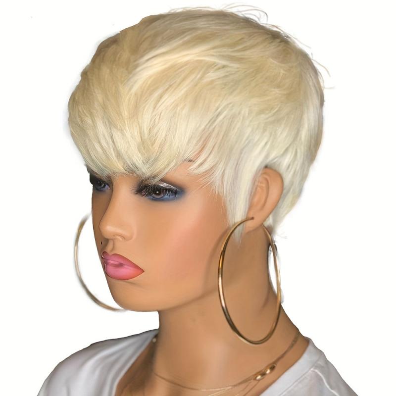 Pixie Wig Human Hair Wigs For Women 15 613 Pixie Cut Human Hair Wigs Short