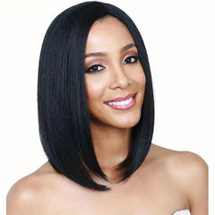 Short Straight Bob Cut Wig Beginners Friendly Heat Resistant 30 Natural Looking