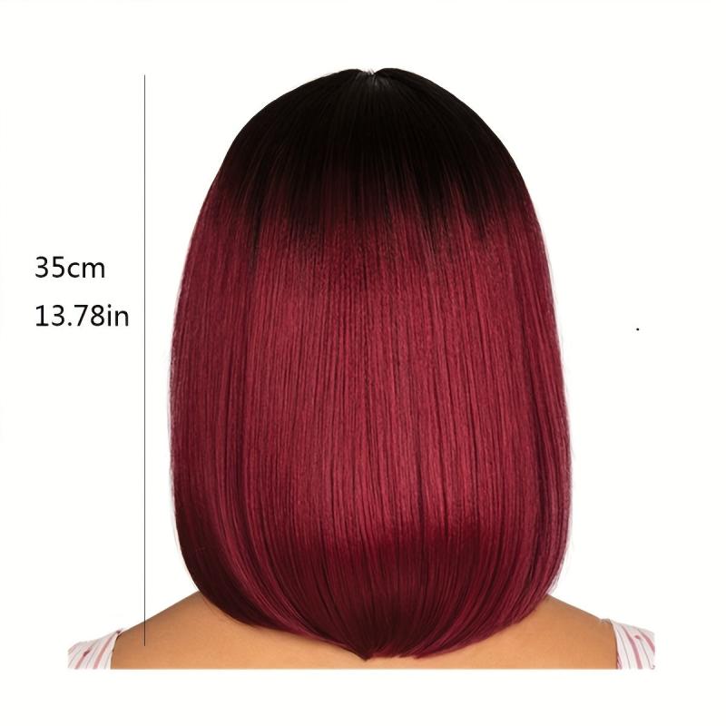 Short Straight Bob Cut Wig Beginners Friendly Heat Resistant 30 Natural Looking