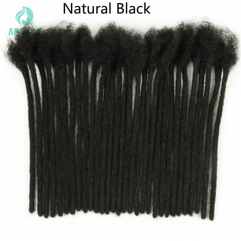 Dreadlock Extensions 0.8cm Loc Extensions Human Hair 10 Strands