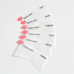 6pcs Eyebrow Stencil for Shaping Makeup Tool