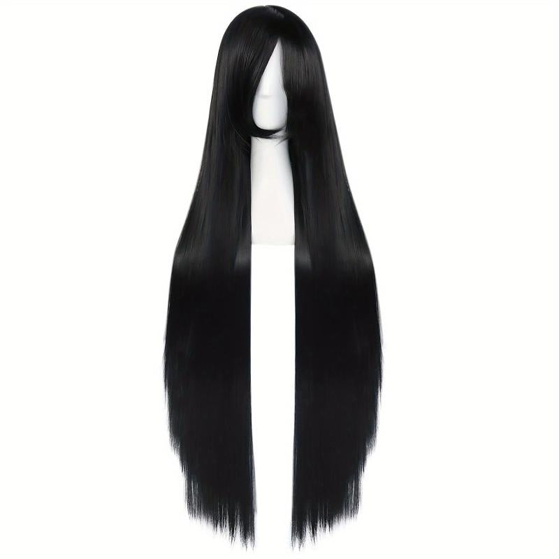 Long Straight Synthetic Wig for Halloween Cosplay