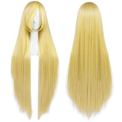 Long Straight Synthetic Wig for Halloween Cosplay