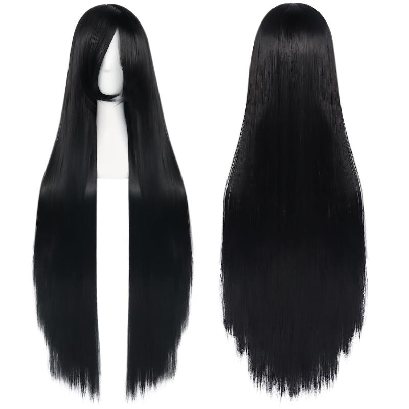 Long Straight Synthetic Wig for Halloween Cosplay