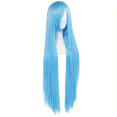 Long Straight Synthetic Wig for Halloween Cosplay