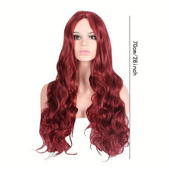 Long Curly Wig Synthetic Wig Heat Resistant Fashionable Daily Party