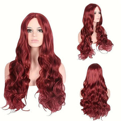 Long Curly Wig Synthetic Wig Heat Resistant Fashionable Daily Party