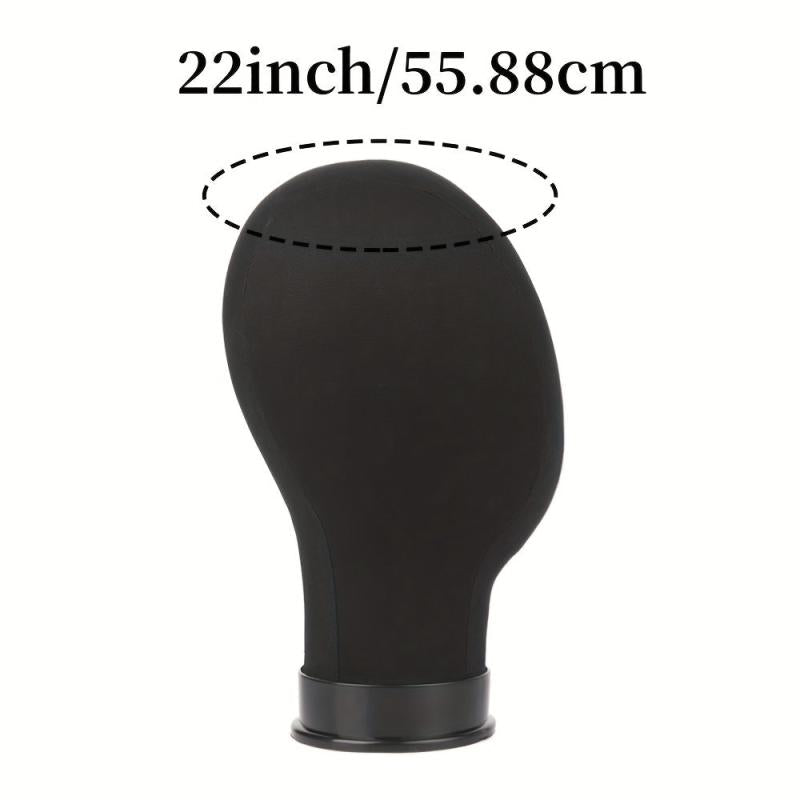 Colorful Canvas Block Head For Wig Display Model Head Professional 55 88 Cm