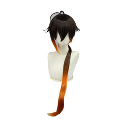 Orange Highlight Cosplay Wig with Bangs