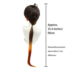 Orange Highlight Cosplay Wig with Bangs