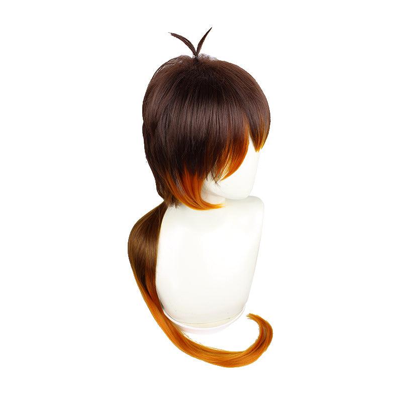 Orange Highlight Cosplay Wig with Bangs