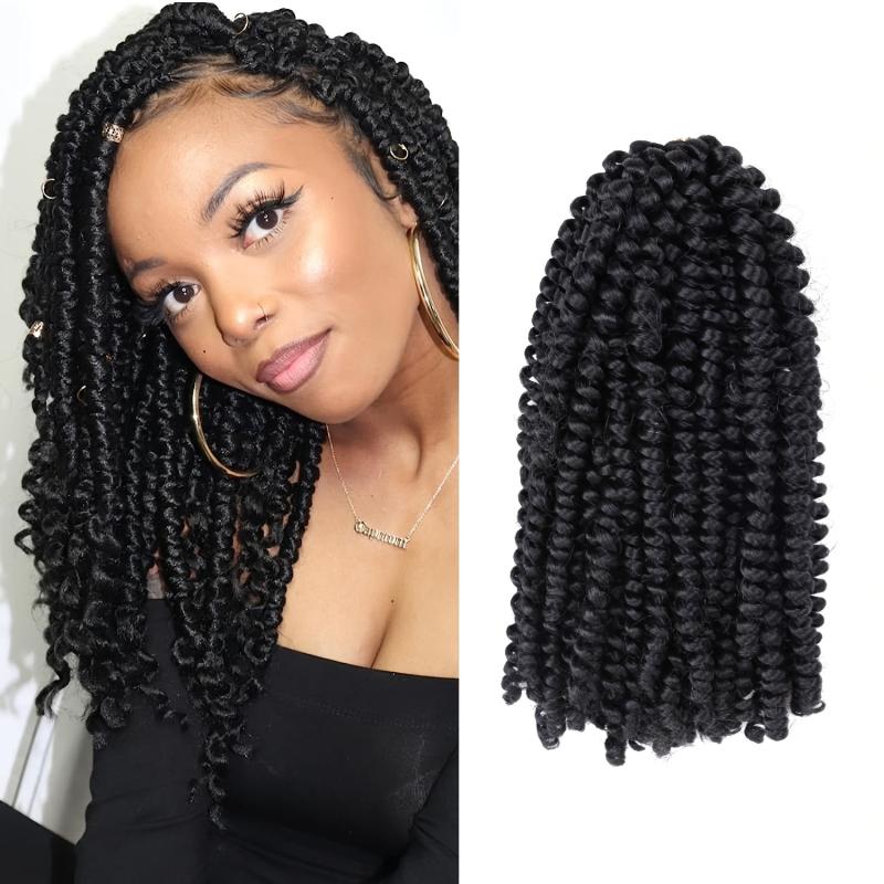 20 32 Cm Fluffy Spring Twist Hair Crochet Braiding Hair