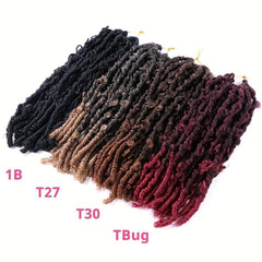 6Pack 60 Butterfly Locs Hair Pre Looped Distressed Butterfly Locs Crochet Hair
