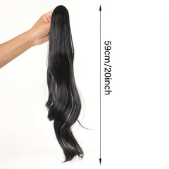 Wavy Claw Clip Ponytail Extensions for Women 50.8 cm Long
