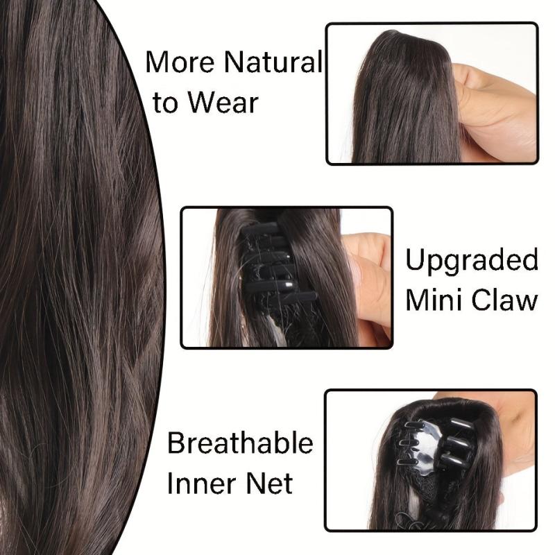 Wavy Claw Clip Ponytail Extensions for Women 50.8 cm Long