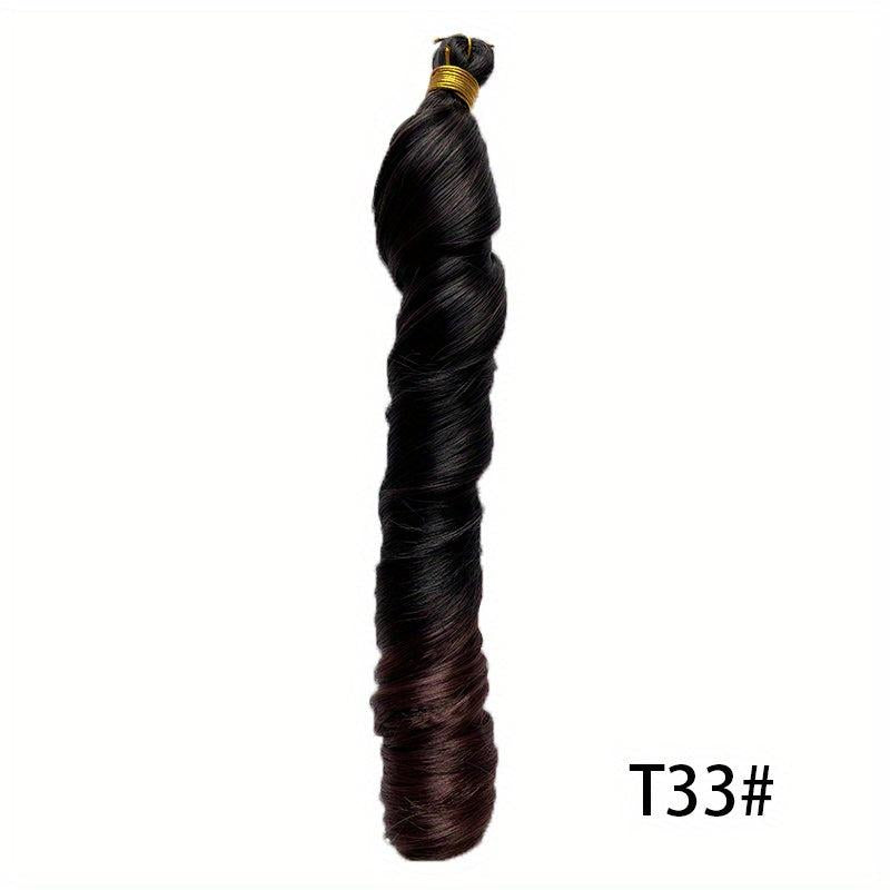 Ombre French Curls Braiding Hair Extensions Spiral Curls Crochet Hair