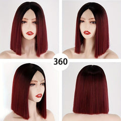 Fashionable Middle Long Straight Synthetic Wig for Women