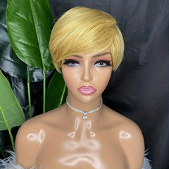 15 24 Cm Pixie Cut Wigs Synthetic Short Pixie Haircut Wig With Bangs