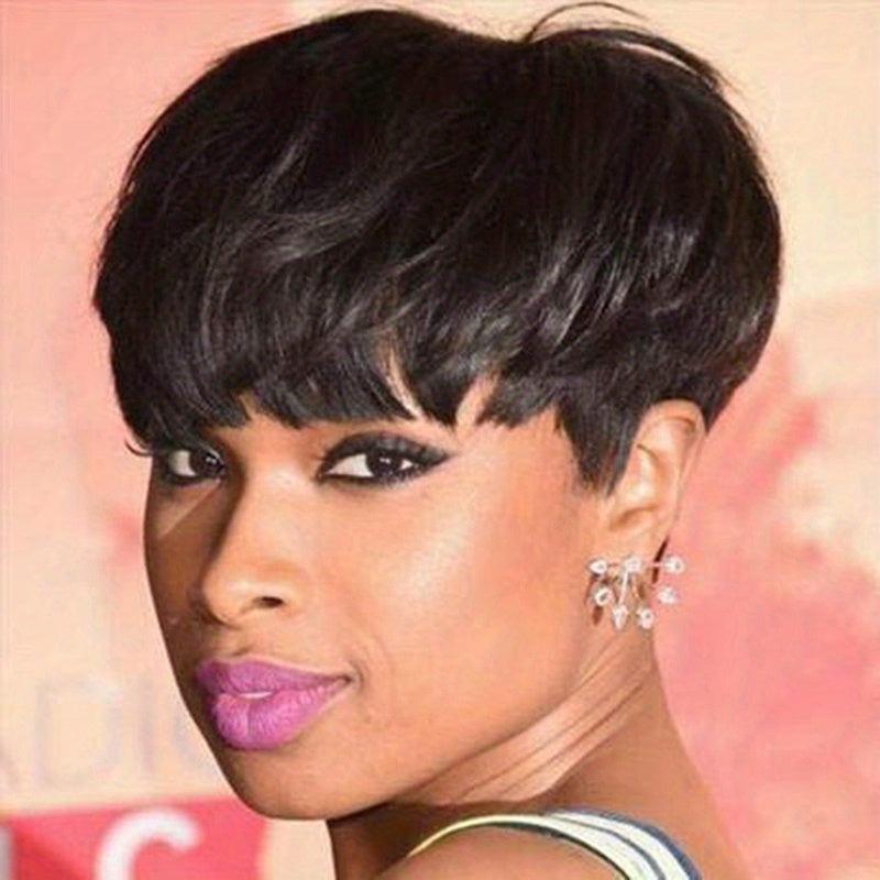 15 24 Cm Pixie Cut Wigs Synthetic Short Pixie Haircut Wig With Bangs