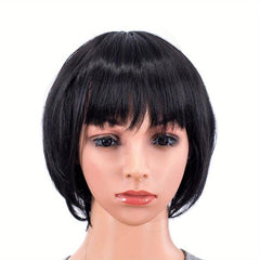 25cm Short Bob Straight Hair Wigs With Bangs in Various Colors for Cosplay Party