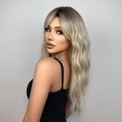 Long Curly Synthetic Wig for Women Natural Looking