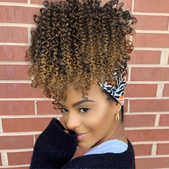 Afro Kinky Curly Drawstring Ponytail Extensions