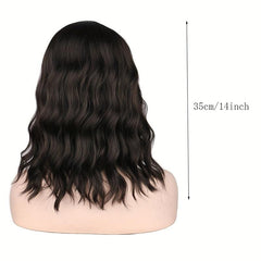 Short Wavy Bob Cut Wigs Short Loose Curly Wigs Synthetic Wigs For Girls Women