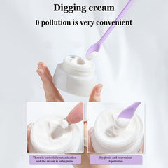 3pcs Multifunctional Makeup Spatulas Set Double Ended Silicone Scraper